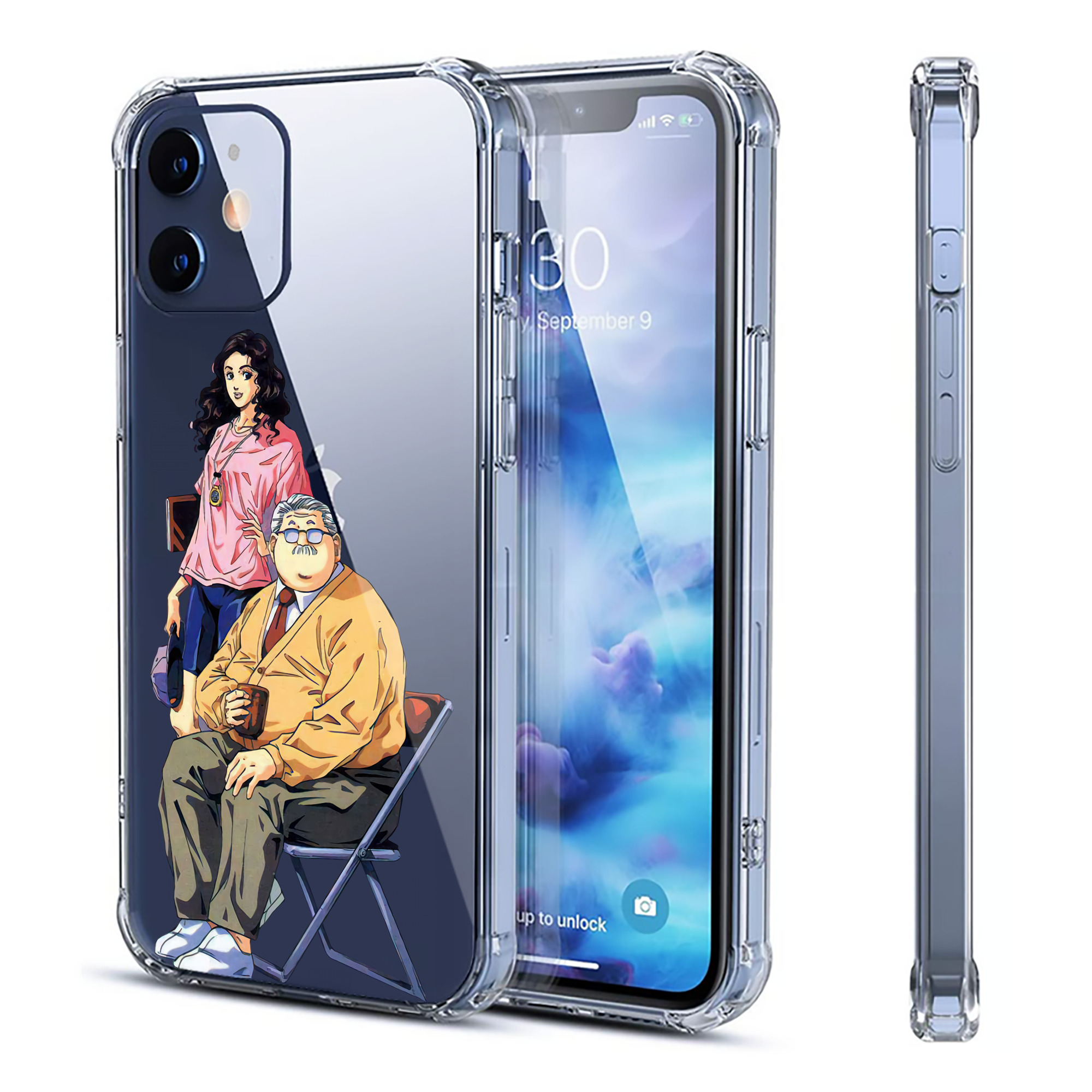 （画像用） SLAM DUNK／スラムダンク 【iPhone 12シリーズ対応】透明スマホケース（クリアソフトケース）